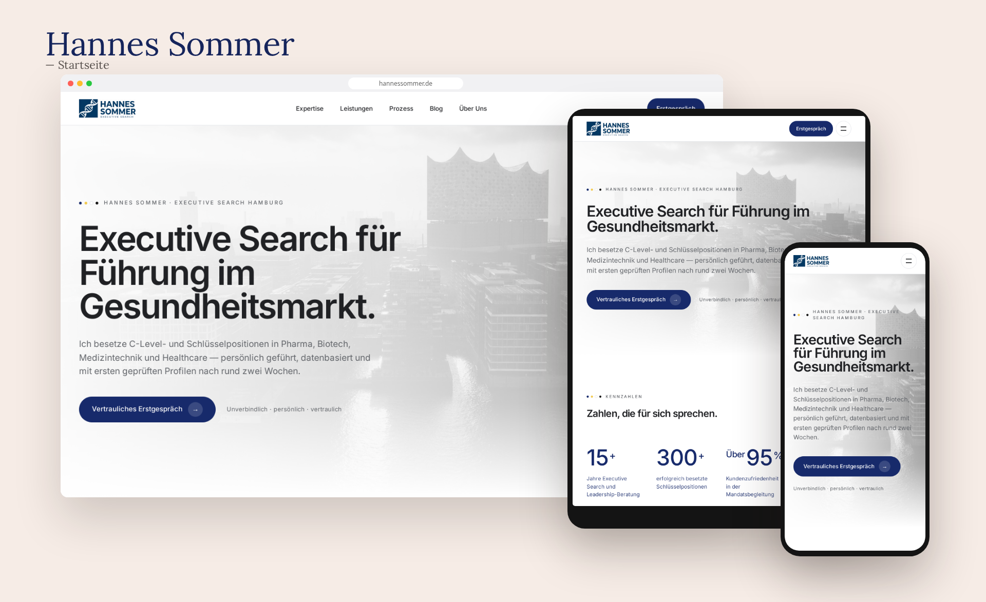 Vorschau der Website Hannes Sommer